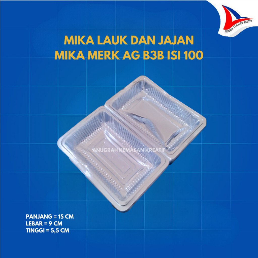 Mika Lauk Mika Jajan Merk Ag B3b IsI 100 Pcs
