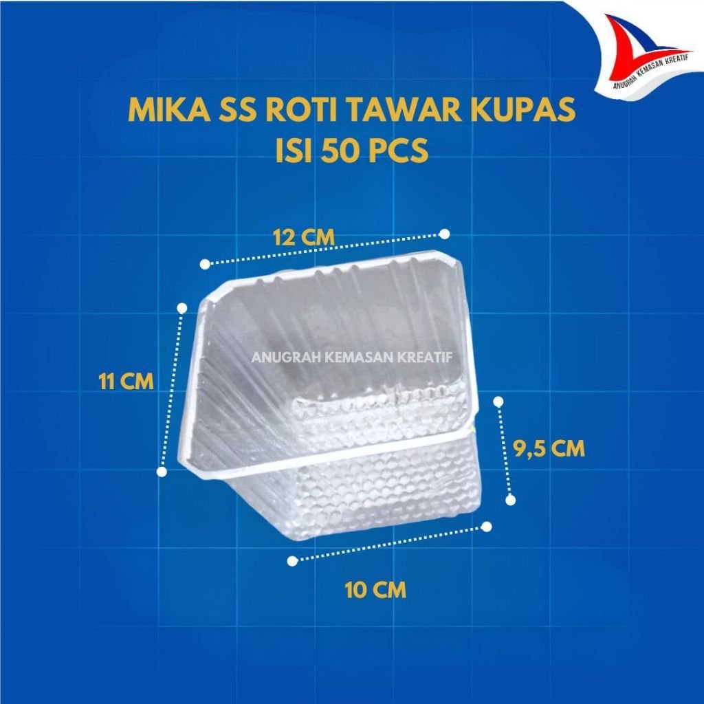 Mika Roti Tawar Kupas Isi 50 Pcs