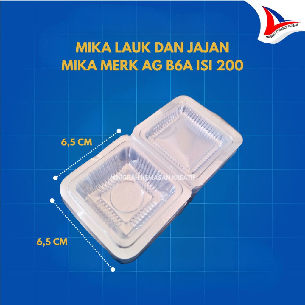 Mika Lauk Mika Jajan Mika Ag B6a Isi 200 Pcs