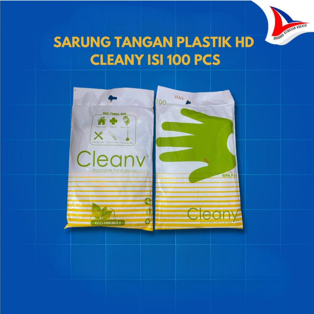 Sarung Tangan Plastik Cleany isi 100 pcs Food Grade
