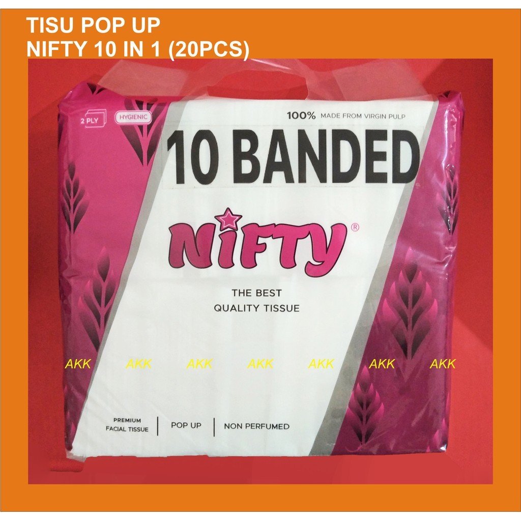 Tisu Pop Up Nifty 10 In 1