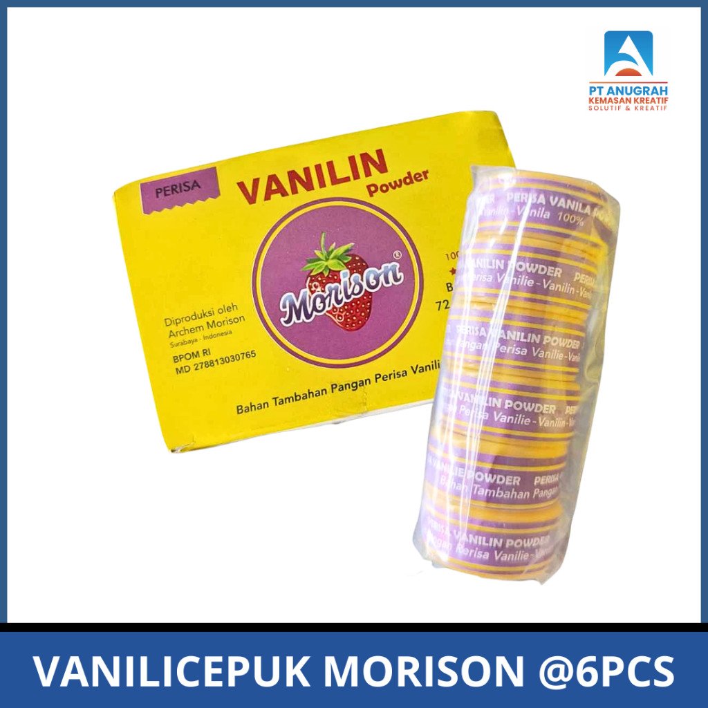 Vanili Cepuk Morison @6pcs / Slop