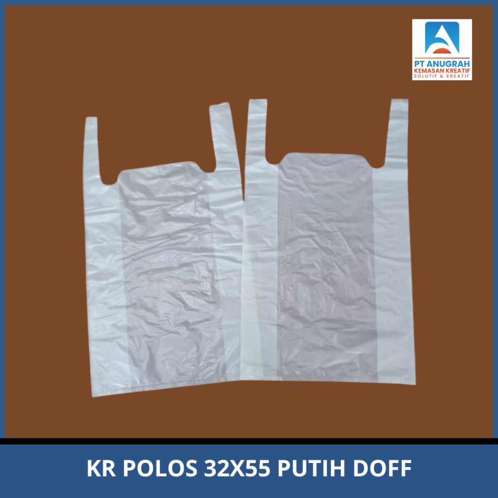 Kantong Kresek Polos TC 32 Putih Dof (Kg) / Kresek Kiloan Putih