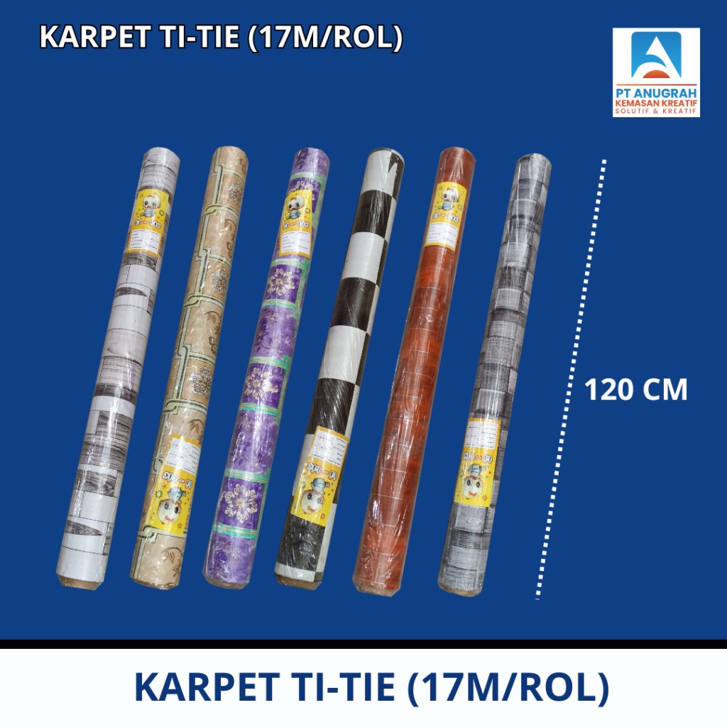 Karpet lantai plastik rol (17 Meter)