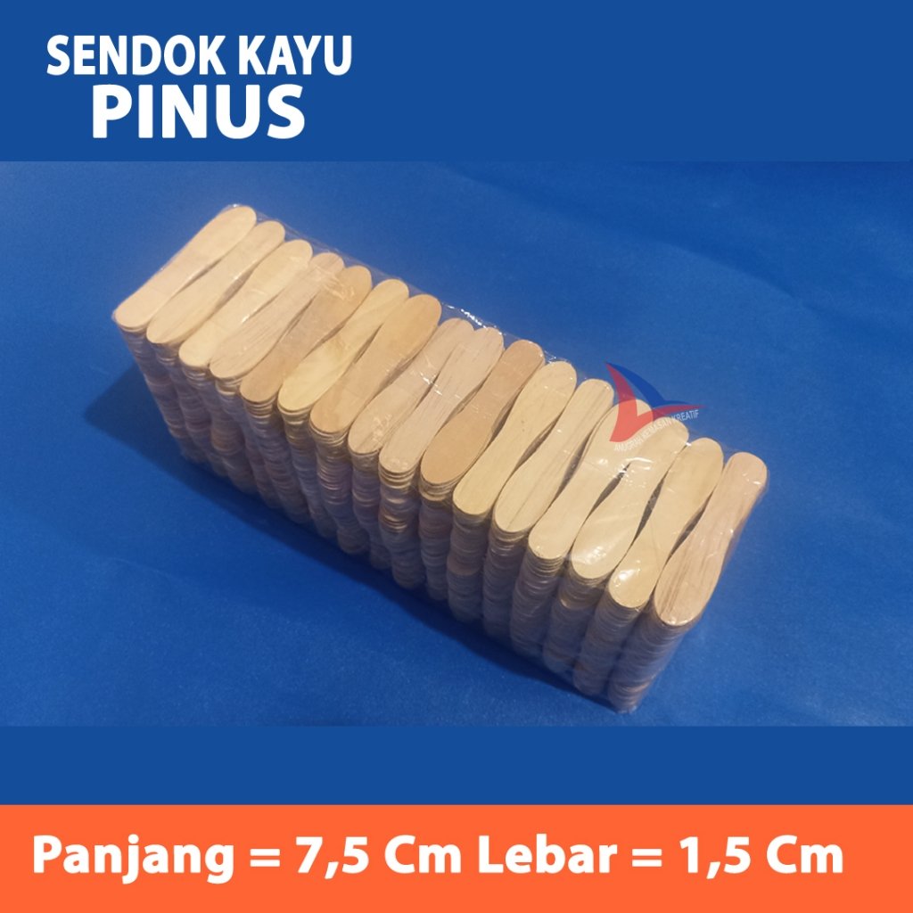 SENDOK KAYU PINUS (800PCS)