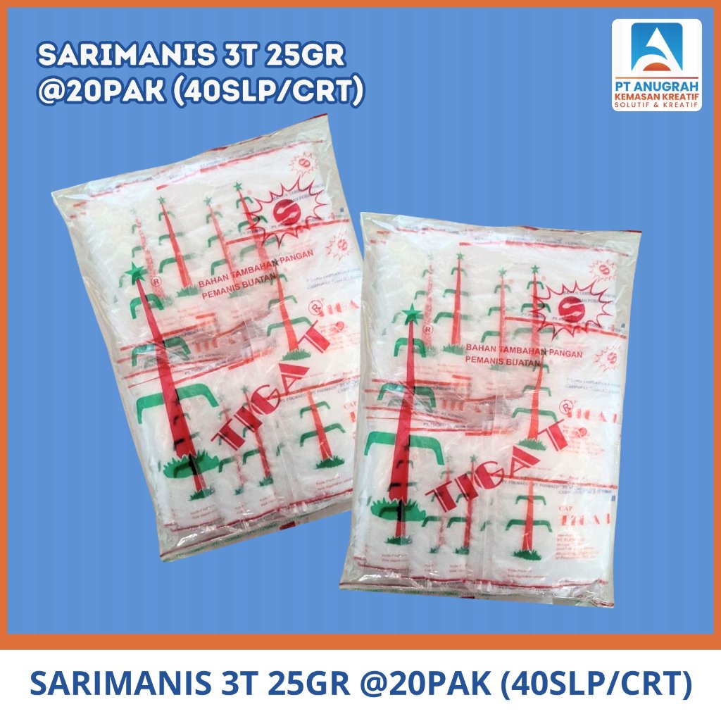 Sarimanis 3T 25gram @20 Pak Perslop / Pemanis Buatan 3T