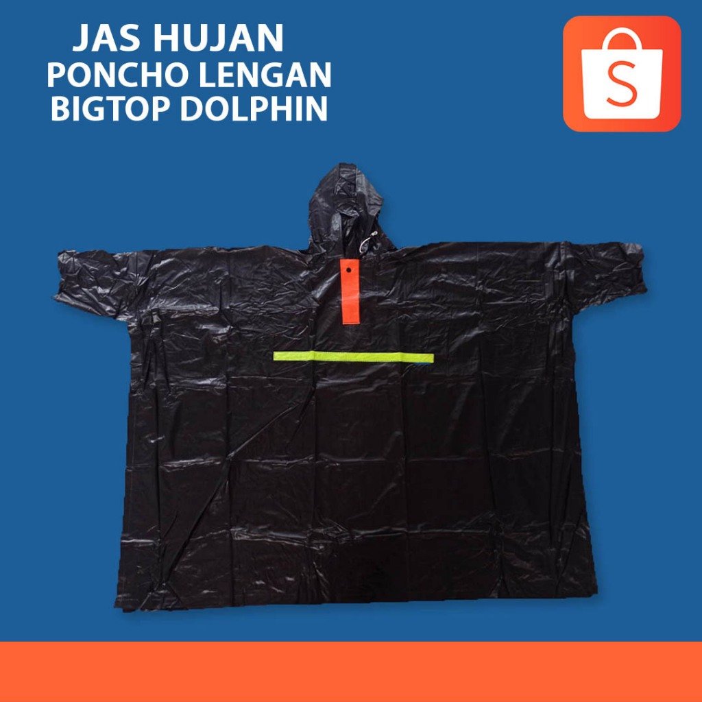 Jas Hujan Poncho Lengan Big Top Dolphin