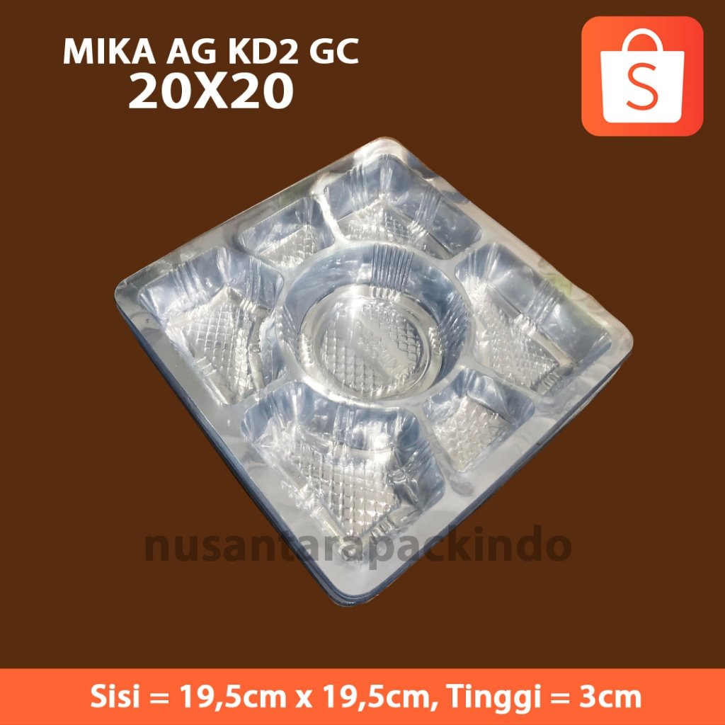 Mika Dos Nasi Ag Kd2 20x20 Sekat 7 (50 Pcs)