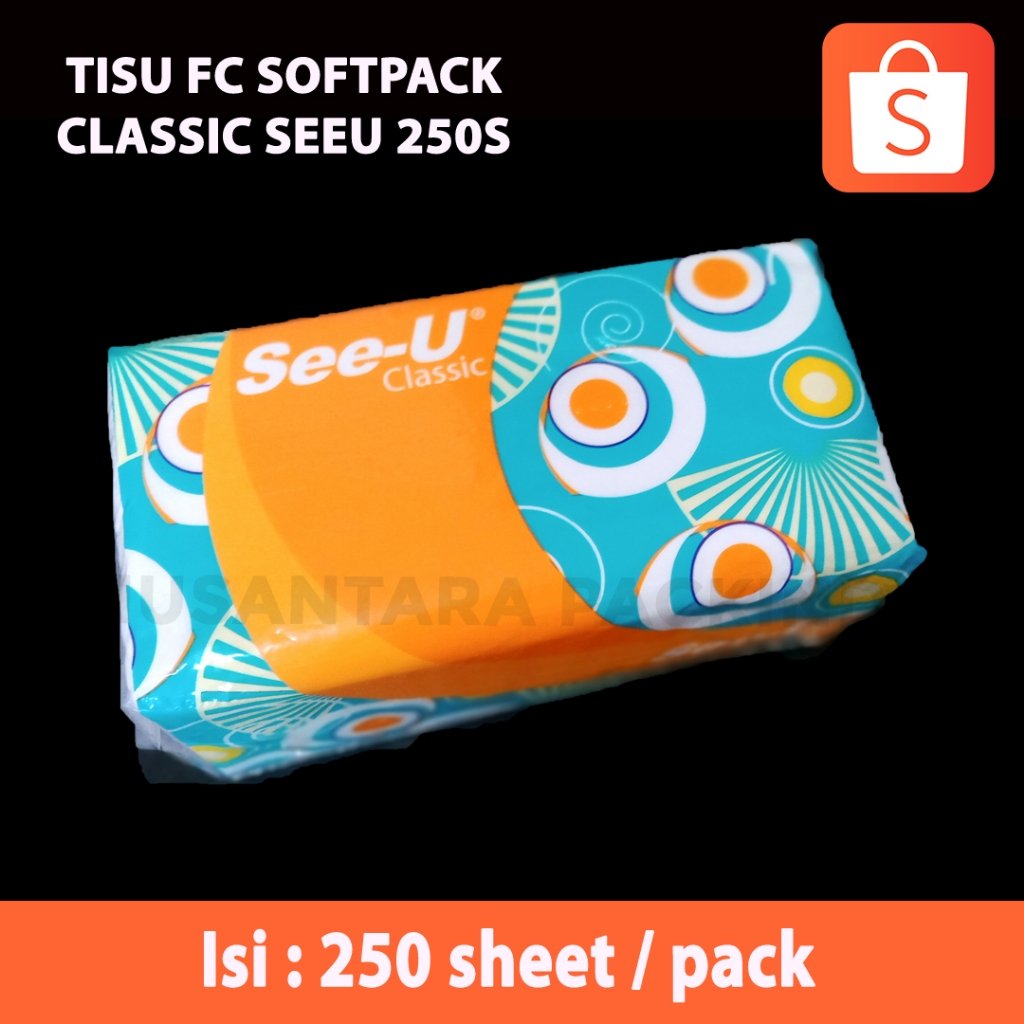 Tisu Tissue Fc Softpack Classic SEE-U 250S / Tisu See U 250 sheet 2 Ply