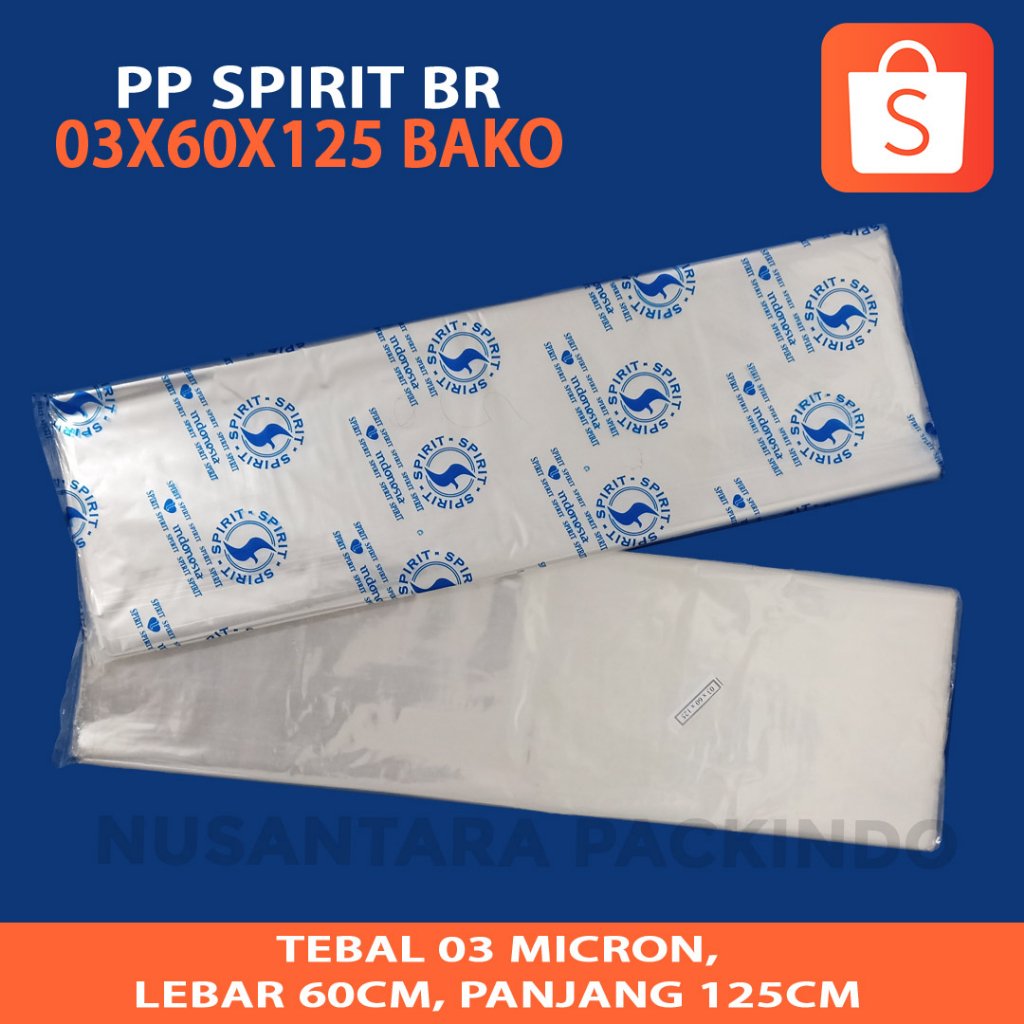 Plastik Kantong Pp Spirit Br 03x60x125 (20lembar/Pack )