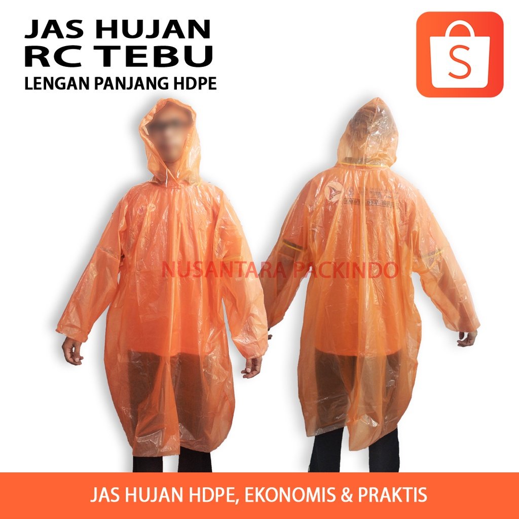 Jas Hujan Rc Tebu Lengan Panjang Hdpe