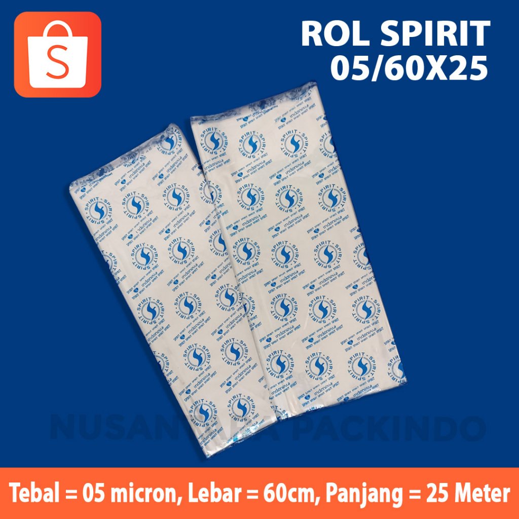 Plastik Pp Rol Spirit 05x60x25 (25 Meter)