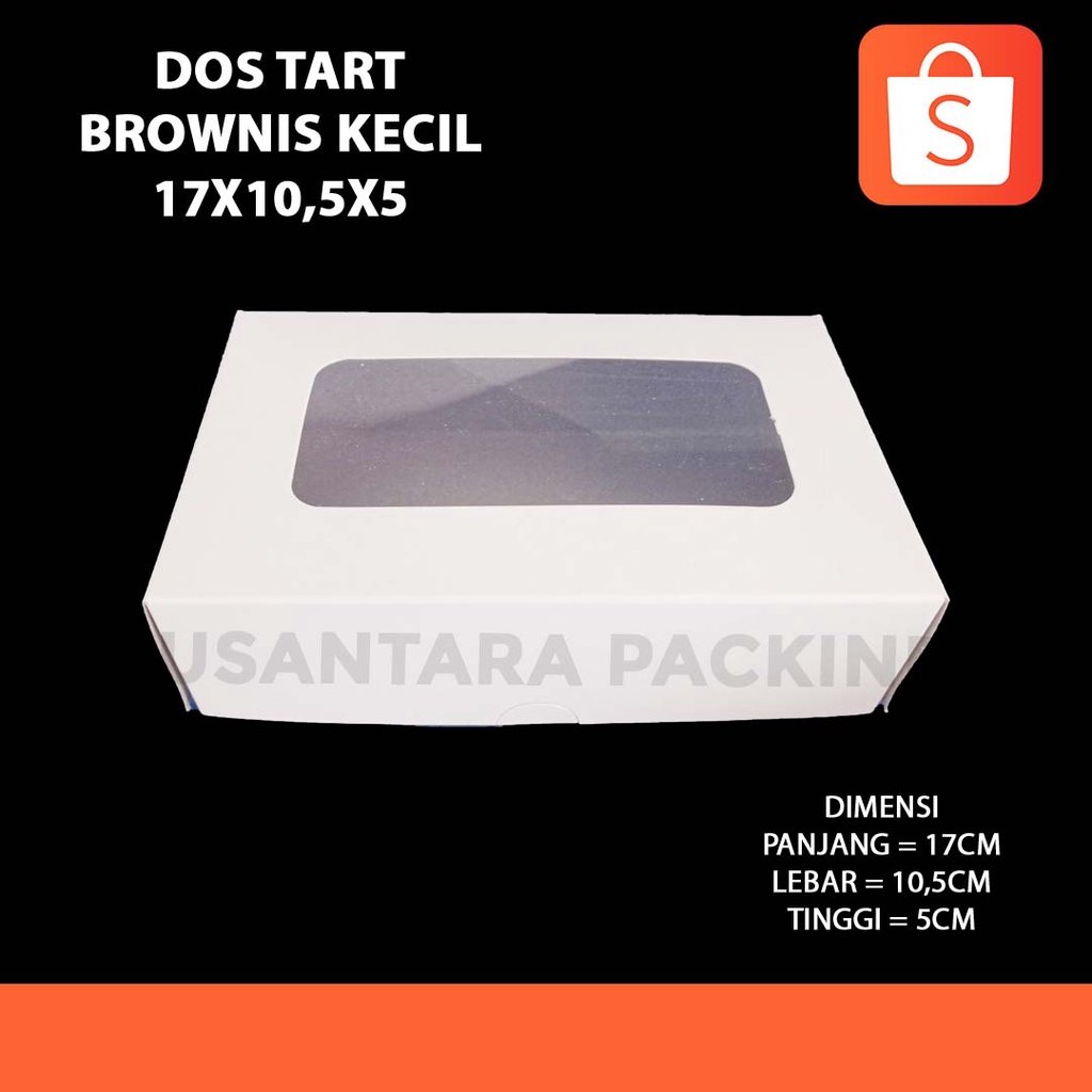Dos Tart 17x10,5x5 Putih (10pcs)
