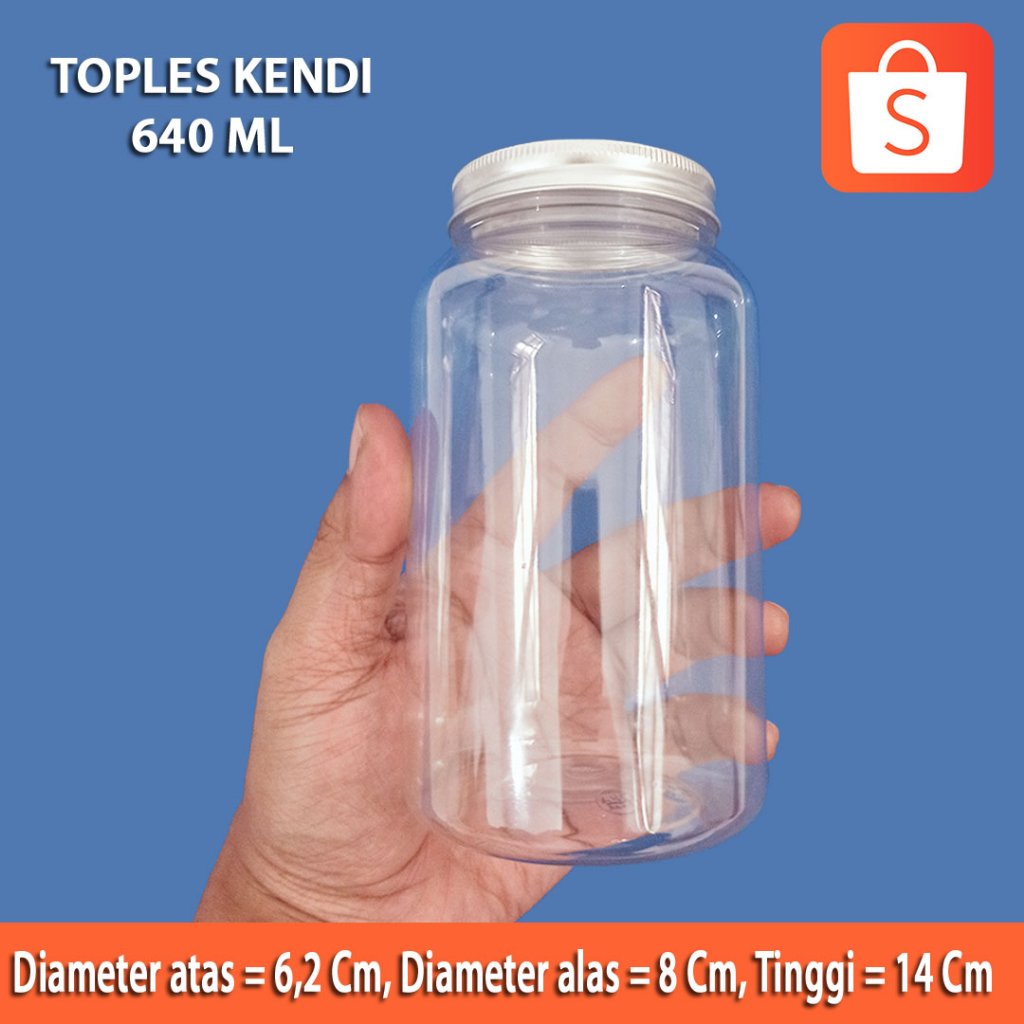 Toples Kendi 640ml + Tutup