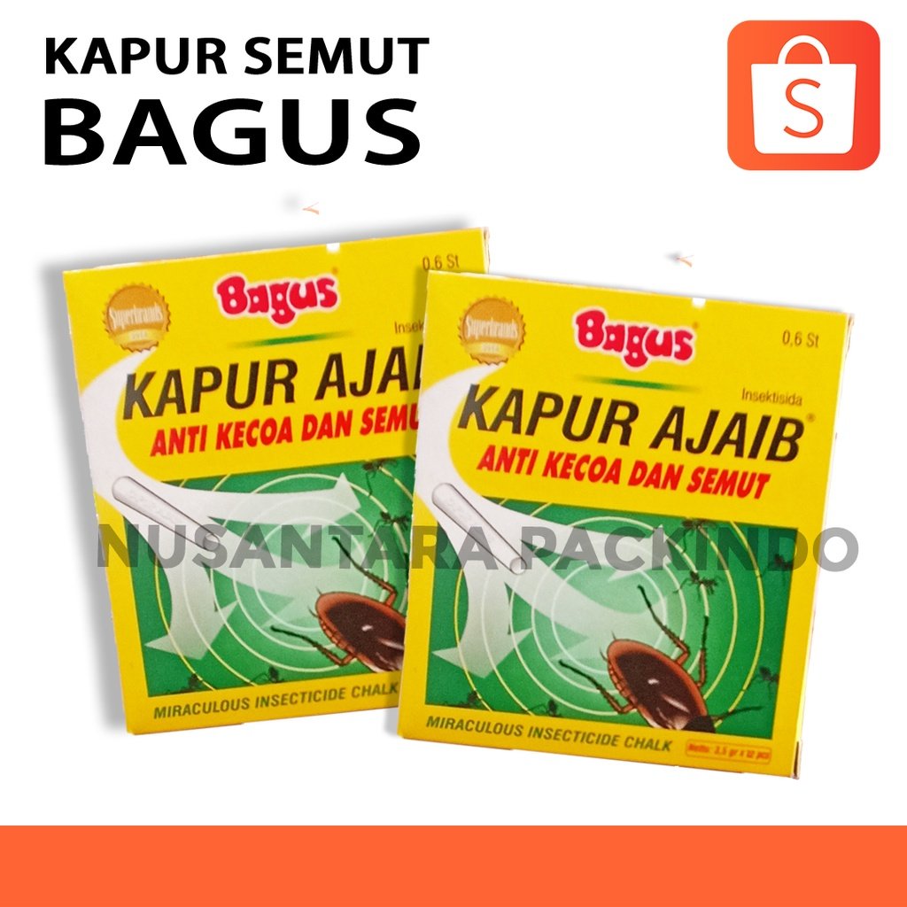 Kapur Ajaib Bagus Anti Semut Kecoa 1 Box @12 Pcs