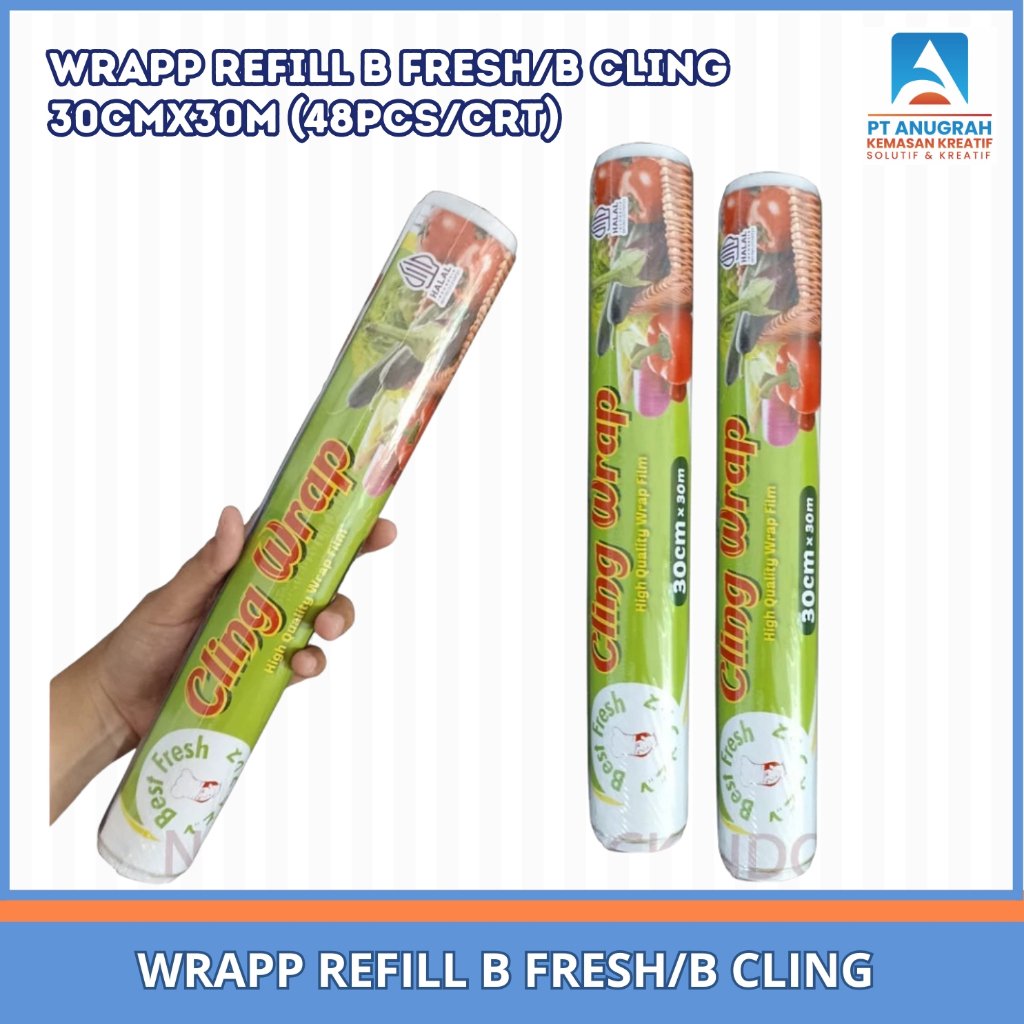 WRAPP REFILL B FRESH 30CM X 30M