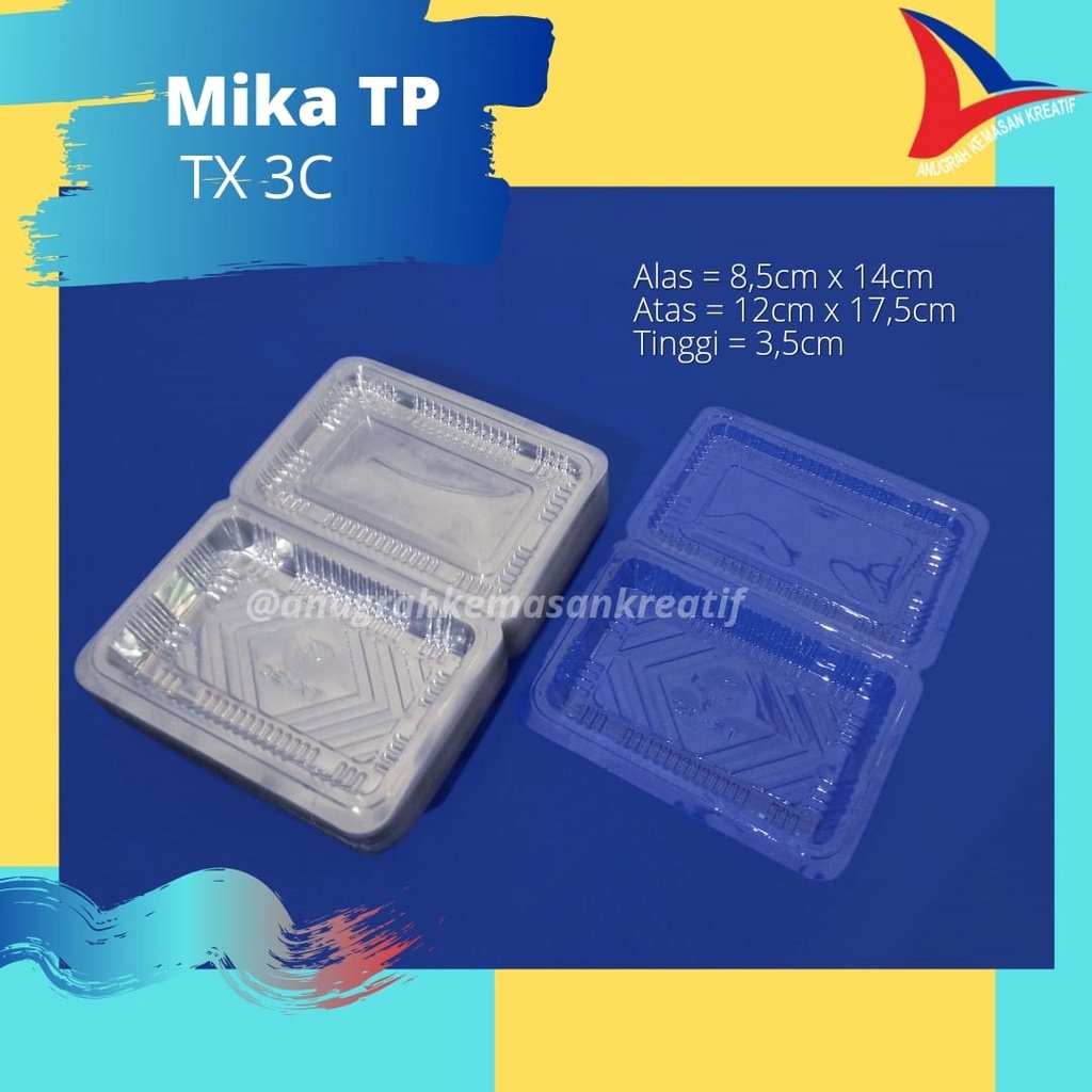 Mika Tp Tx 3c / Mika Technoplastika / Mika Nasi / Mika Kue (100 Pcs)