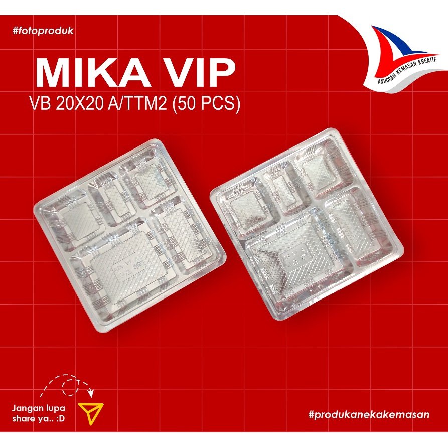 Mika Dos Nasi Vip Vb 20x20 A/Ttm2 (50 Pcs)