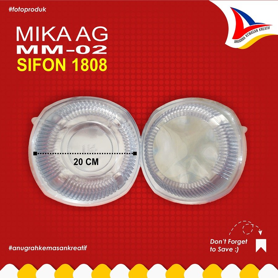 Mika Ag Mm02 Sifon 1808 / Mika Sifone Bolu (25 Pcs)