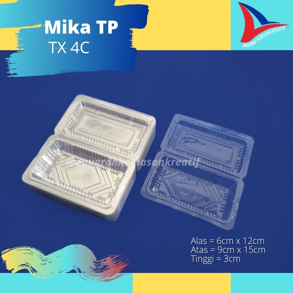 Mika Tp Tx 4c / Mika Technoplastika / Mika Nasi / Mika Kue (100 Pcs)