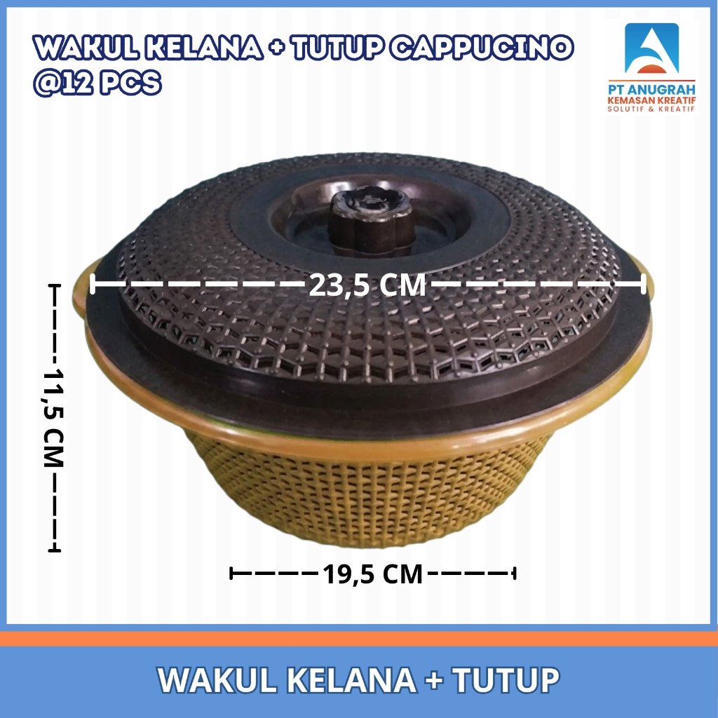 Wakul Kelana + Tutup Isi 12pcs