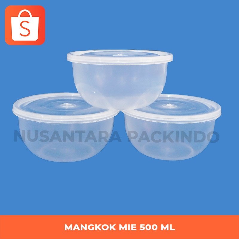 Mangkok Mie 500 Ml (12 Pcs) / Mangkok Bulat