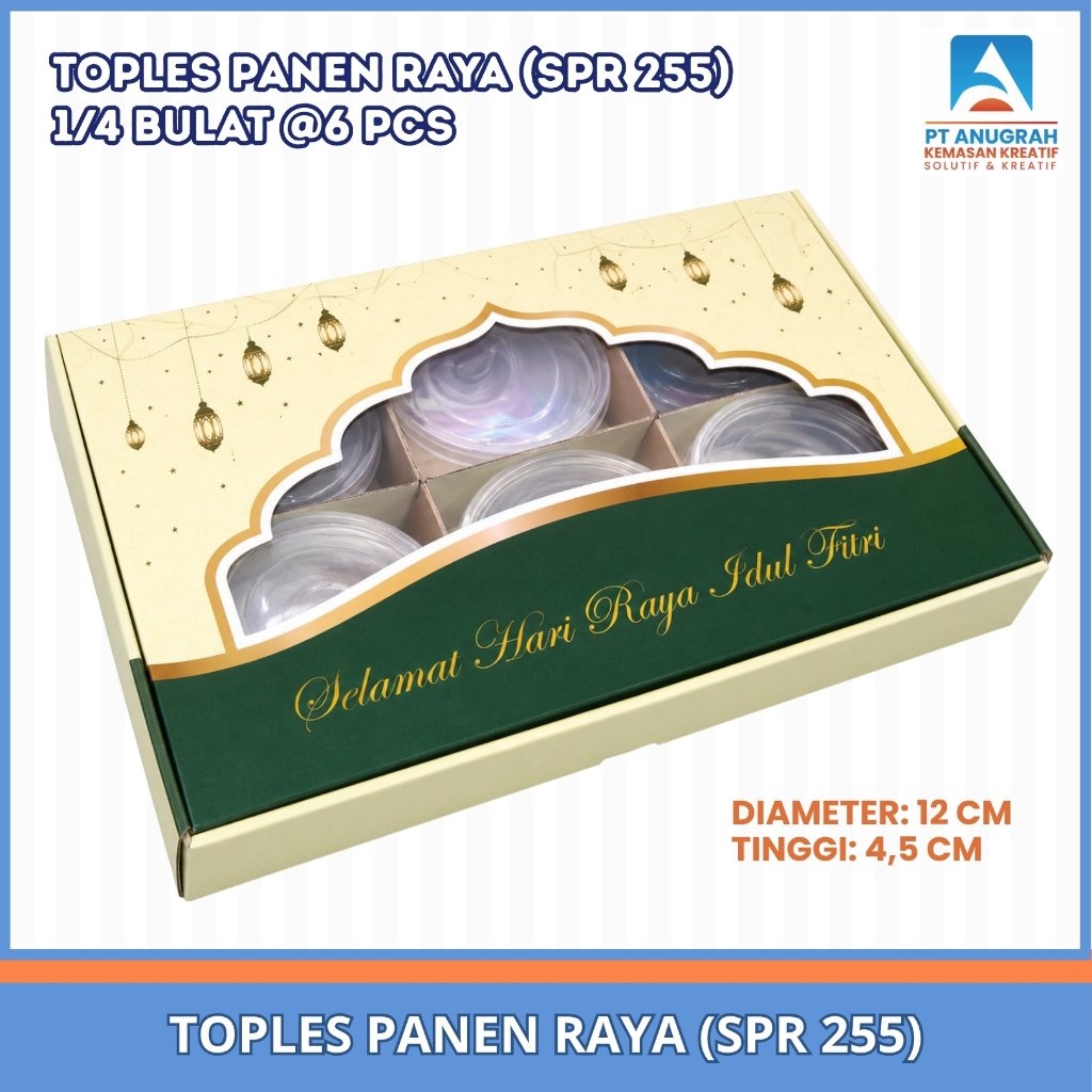 Toples Panen Raya 1/4 Bulat If Spr 255 (6 Pcs)