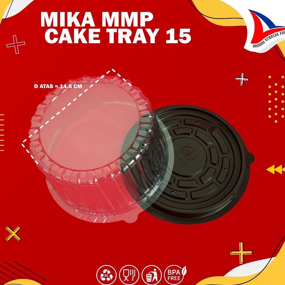 Mika Mmp Cake Tray 15 Bulat (10 Pcs)