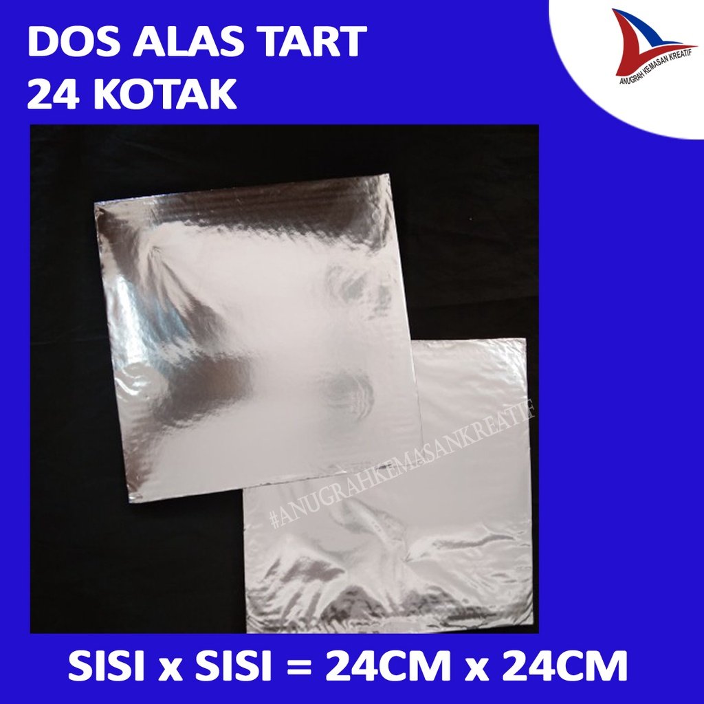Dos Alas Tart 24 Cm Kotak / Tatakan Kue Persegi