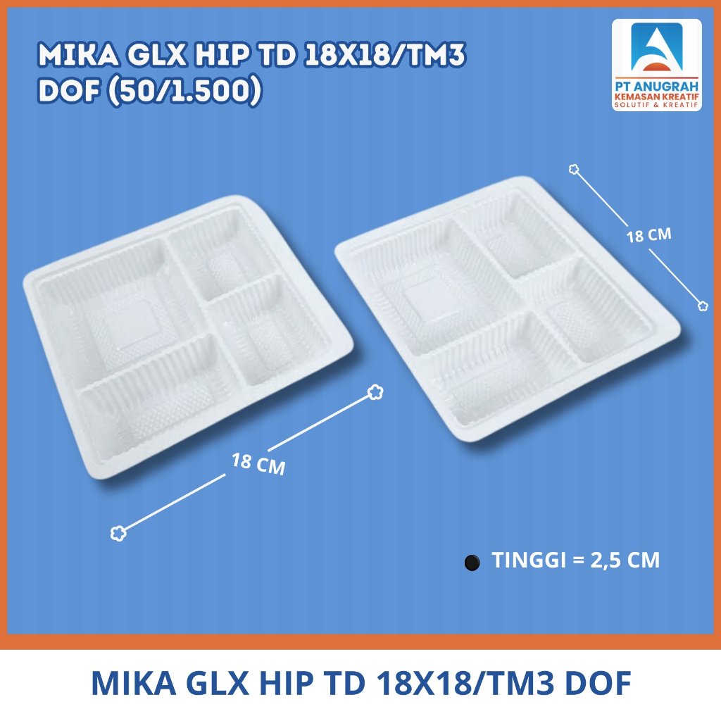 Mika Dos Nasi Glx Hip Td 18x18/Tm3 Dof (50 Pcs)
