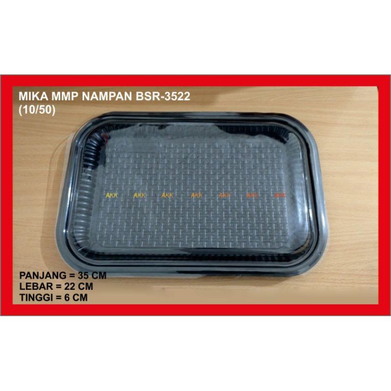 Mika Mmp Nampan Besar 3522 (10 Pcs)