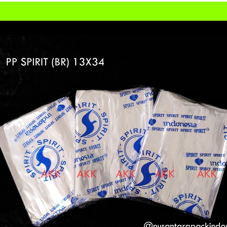 Plastik Kantong Pp Spirit (Br) 13x34 (10 Pak)