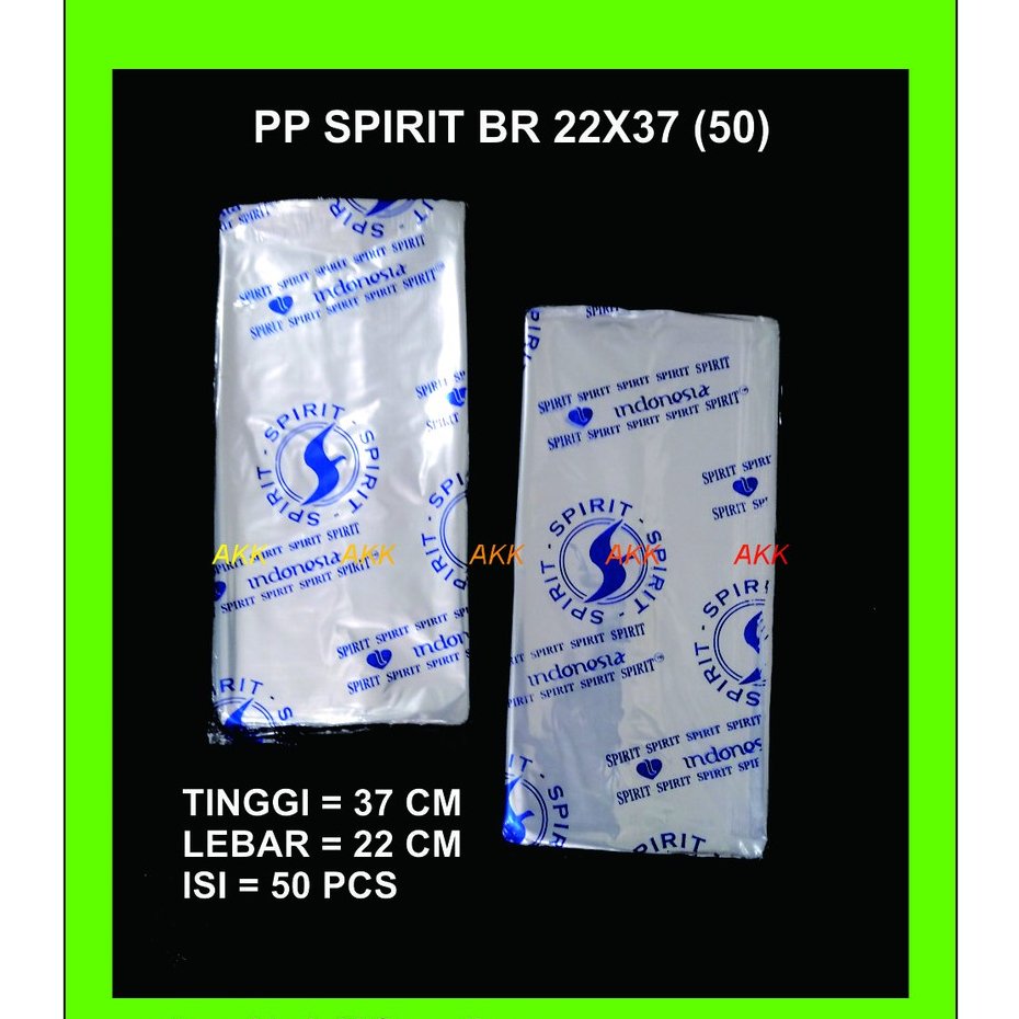 PLASTIK BENING PP SPIRIT BR 22x37 (50 PCS)