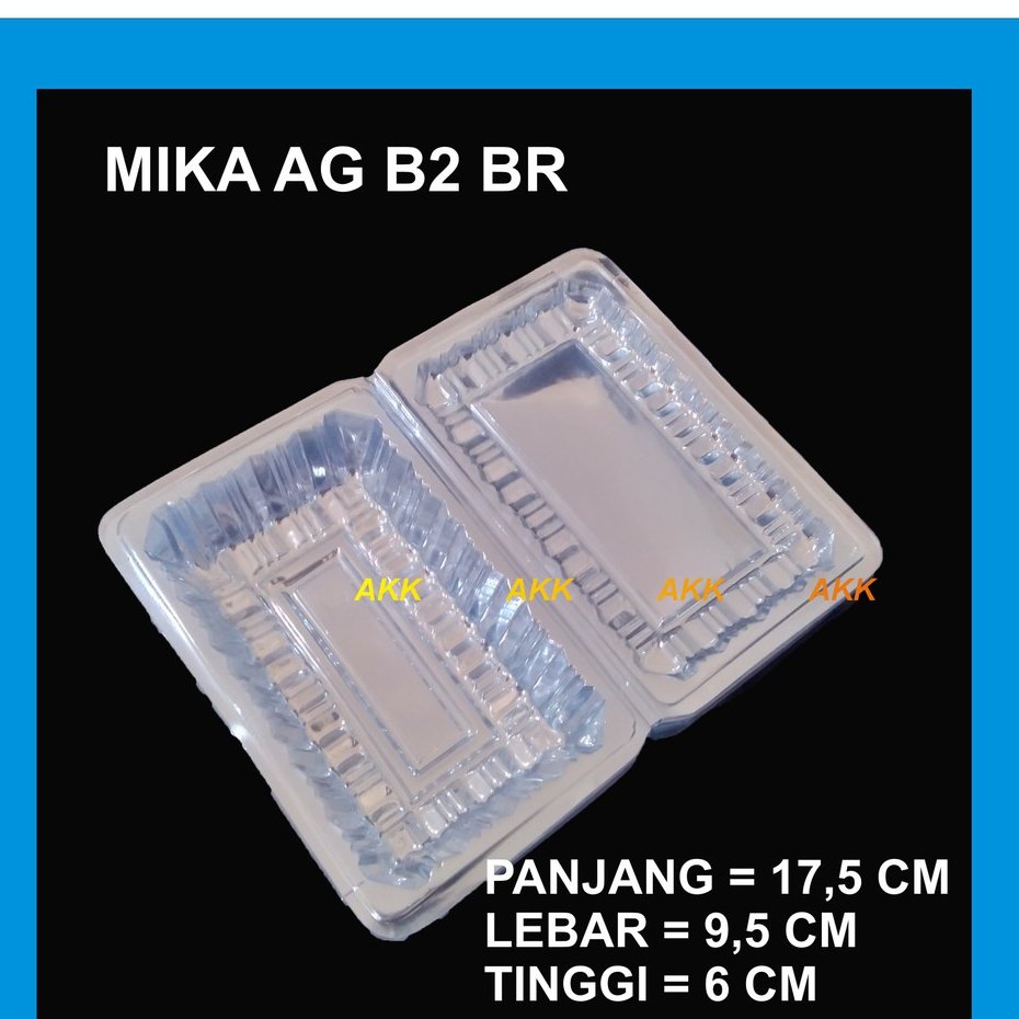 Mika Ag B2 Biru (Isi 50 Pcs)