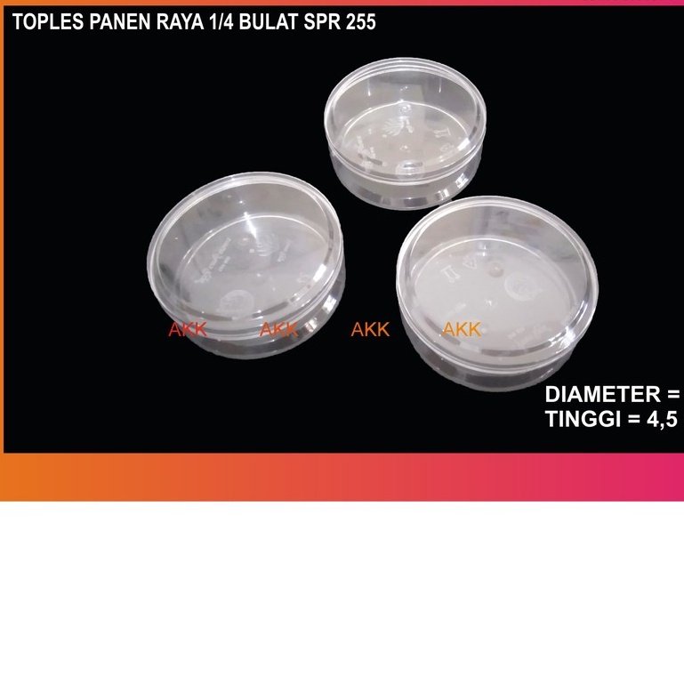 Toples Panen Raya 1/4 Bulat Spr 255 (12pcs)