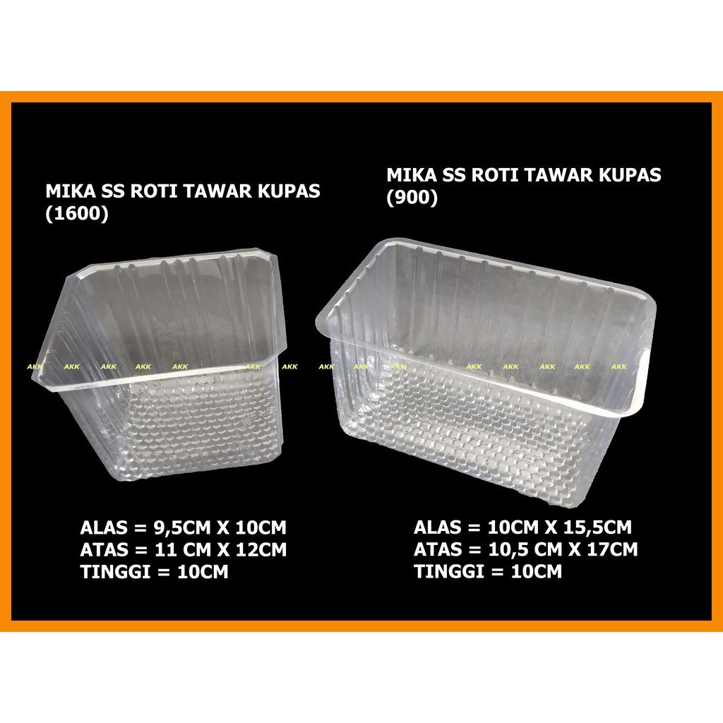Mika Ss Roti Tawar Kupas Persegi Panjang (50 Pcs)