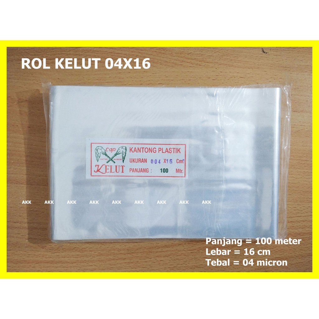 Plastik Pp Rol Kelut 04x16 (100 Meter)