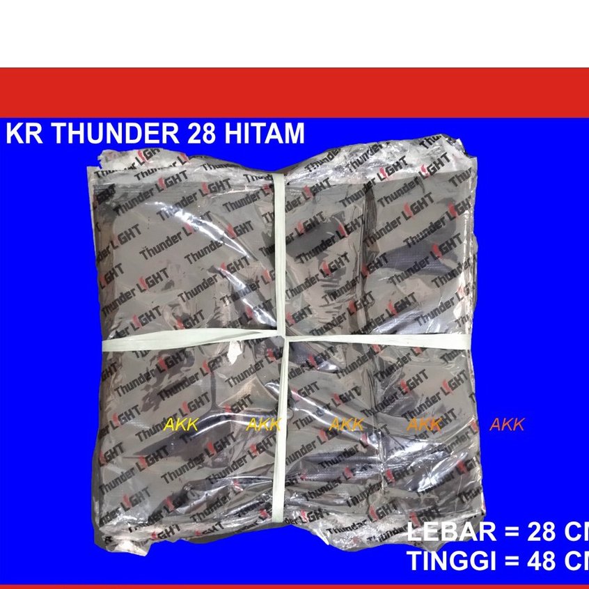 Kantong Kresek Thunder (Mr) 02x28x48 Hitam Isi 20 Lembar