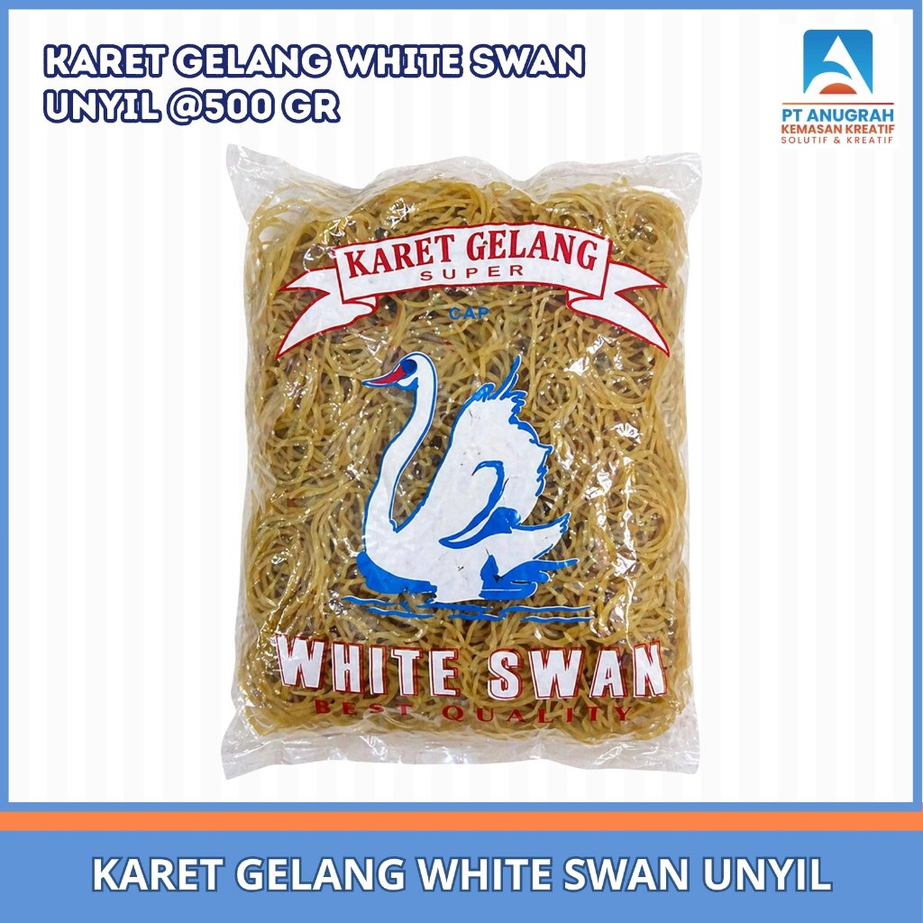 Karet Gelang White Swan Unyil (500 Gram)