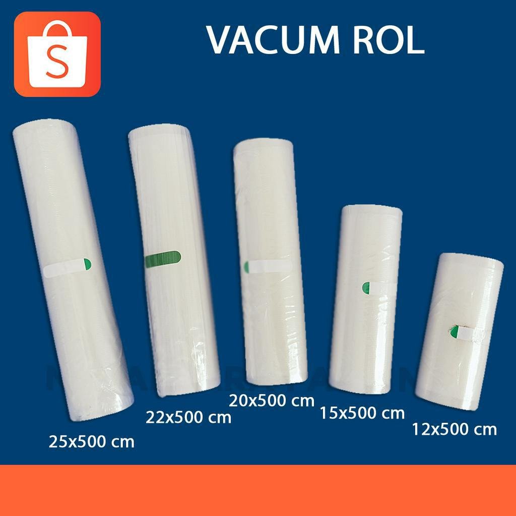 PLASTIK VACUUM ROL 20CM X 500CM