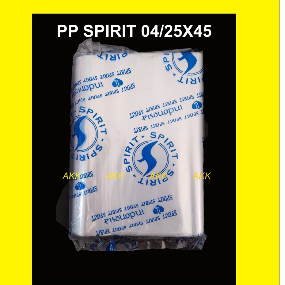 Plastik Bening Pp Spirit Br 04x25x45(1 Kg)
