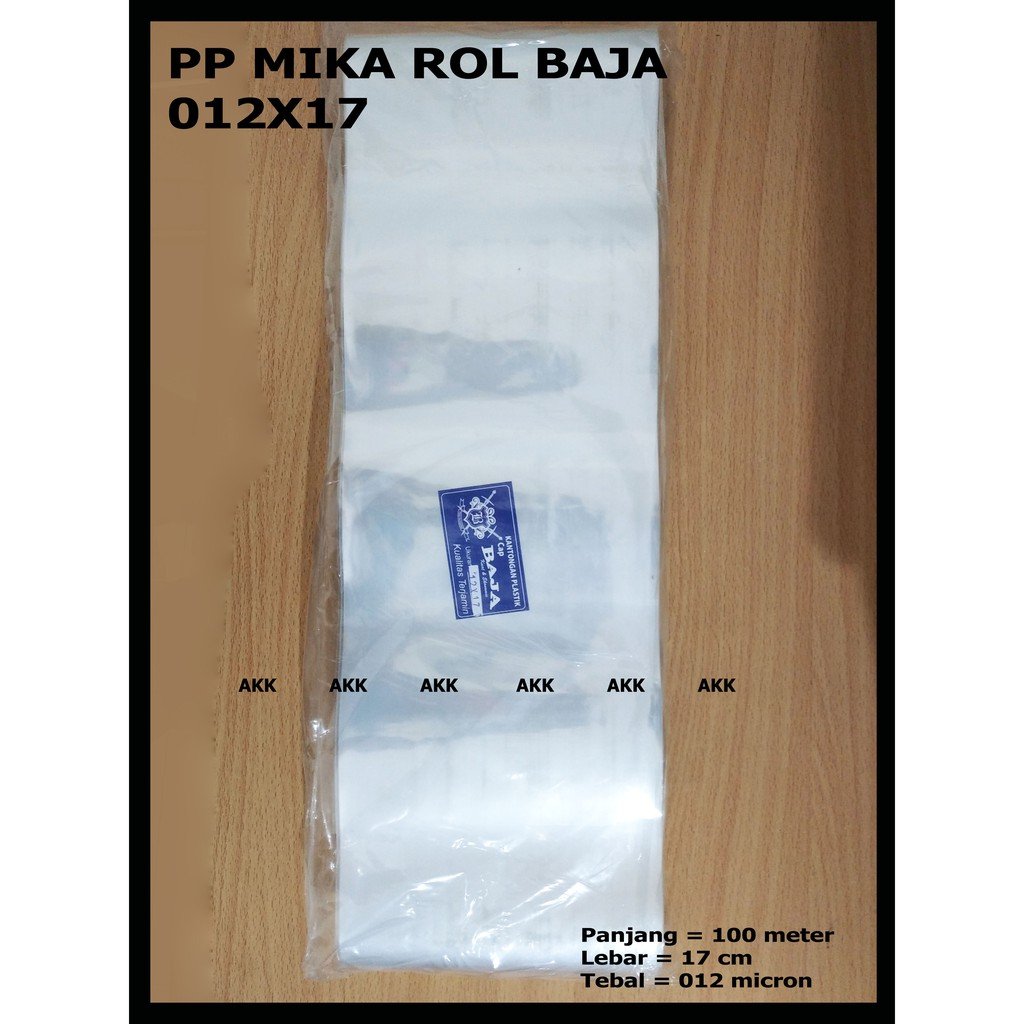 Plastik Pp Mika Rol Baja 012x17x100 Semi Mika