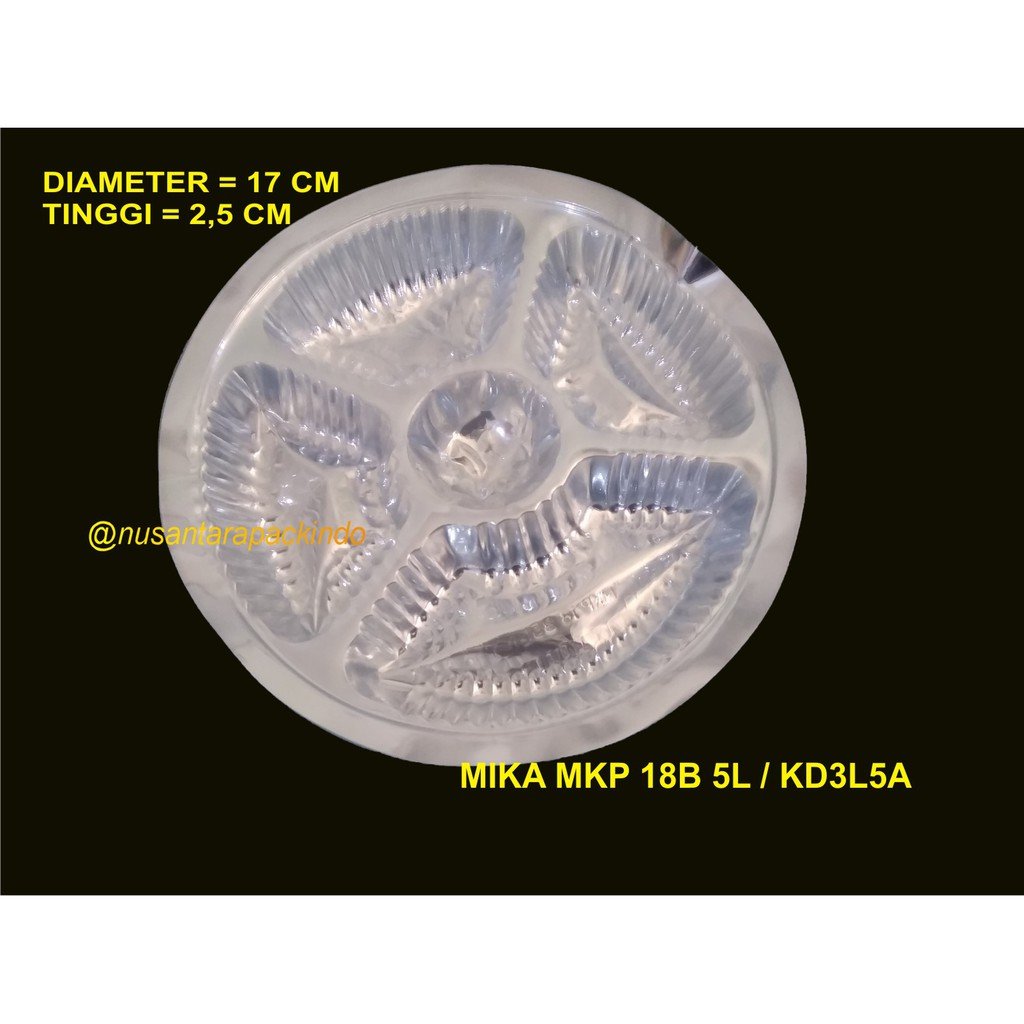 Mika Mkp 18 B 5l / Kd3l5a Mika Bulat Telur (100 Pcs)