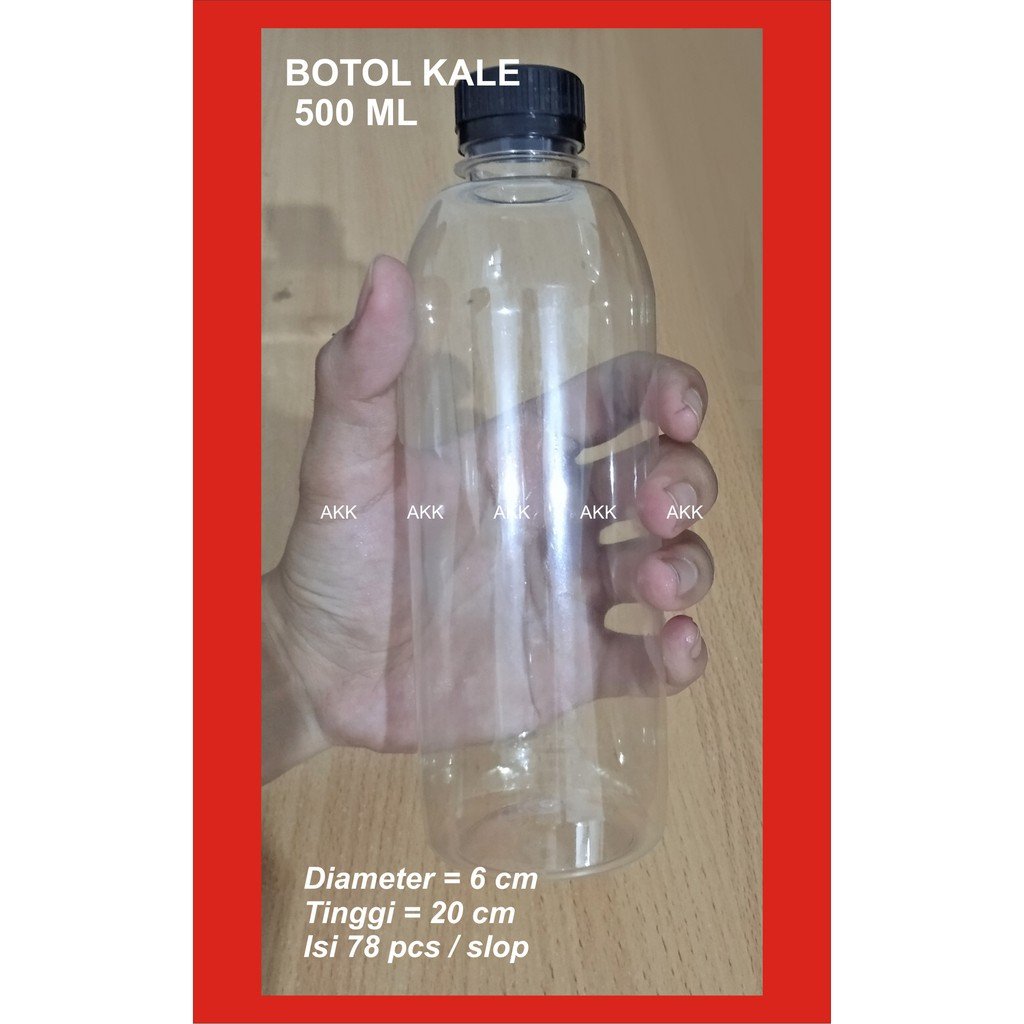 Botol Kale 500 Ml Tbl 29 Gr (78 Pcs)