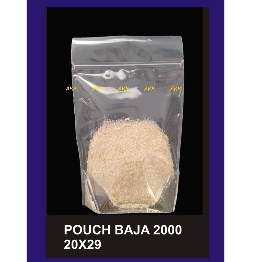 Stand Pouch Baja 2000 Gr (20x29) + Zipper / Kemasan Kopi (50 Pcs)