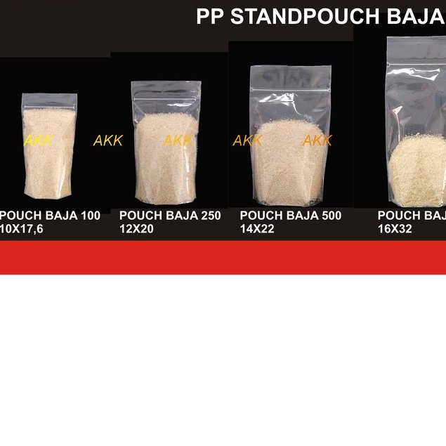 Stand Pouch Baja 750gr 16x24 + Zipper / Kemasan Kopi (50 Pcs)