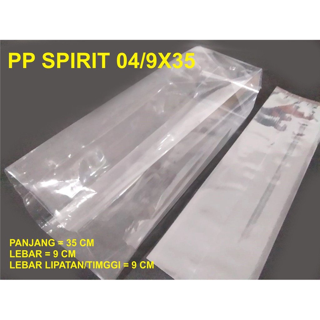 Plastik Jamur 9x35 Tebal 04 Micron Lipat(1 Kg)